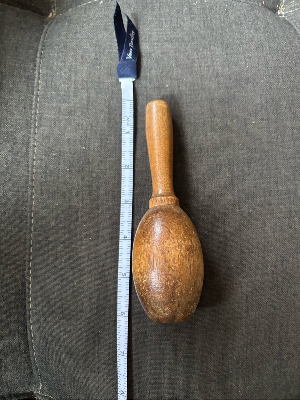 Vintage wooden darning egg (also known as sock darner)